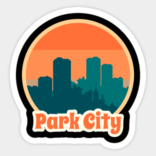 Vintage Park City Sticker